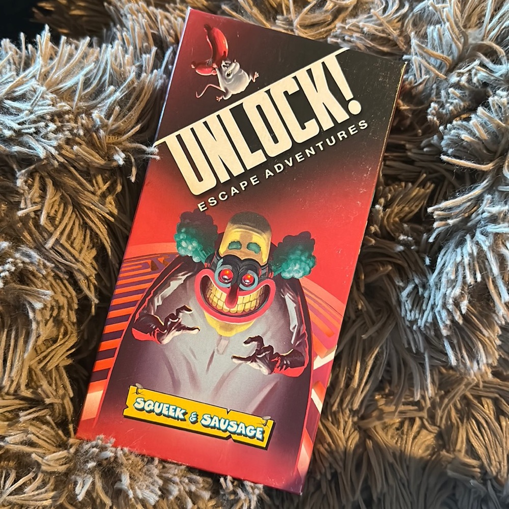 UNLOCK! Squeek & Sausage Card Game by Space Cowboys‎ escape room card game
